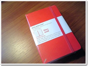 Moleskine Pocket Red Diary Daily 2008 (Diary)